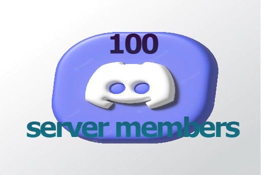 100 Discord online server Member premium quality