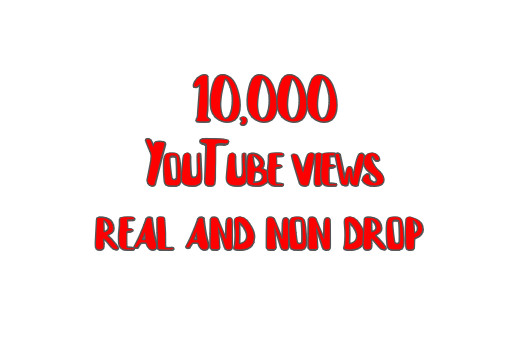 10,000 YouTube special views with likes non drop