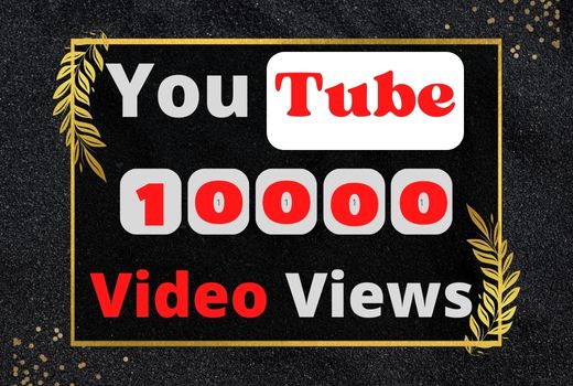 I will provide 10000+  YouTube video views, non drop and lifetime permanent