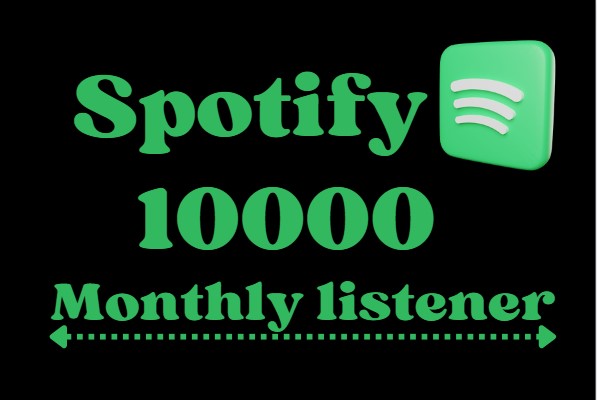 I will provide 10000+ Spotify monthly listener, Non drop and lifetime permanent