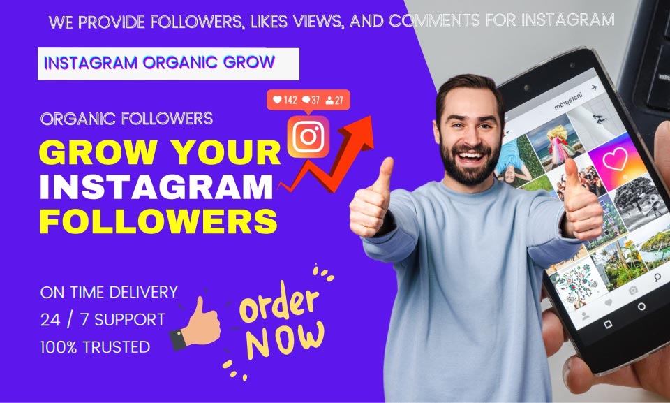 I will grow your Instagram account organically and increase organic followers