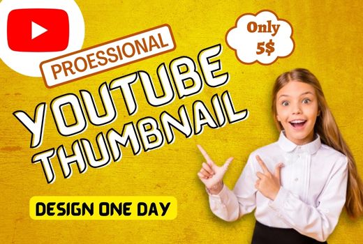 I Will Design Professional Social Media Post and 
YouTube Thumbnail business card