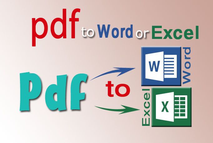 I professional data entry expert excel, word, power point slides pdf to word pdf to excel