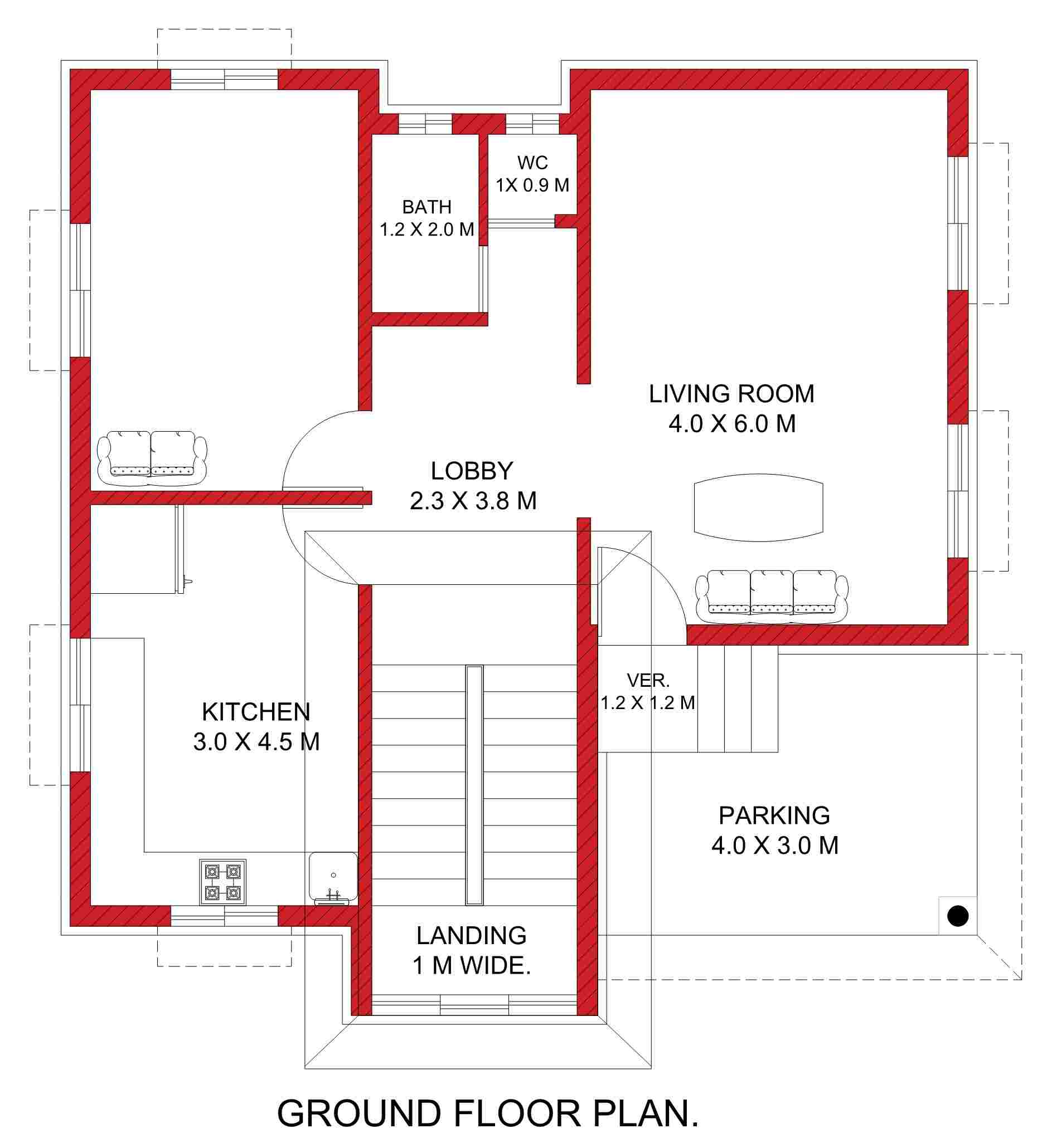 I Will make a 2D Floor Plan in AutoCAD