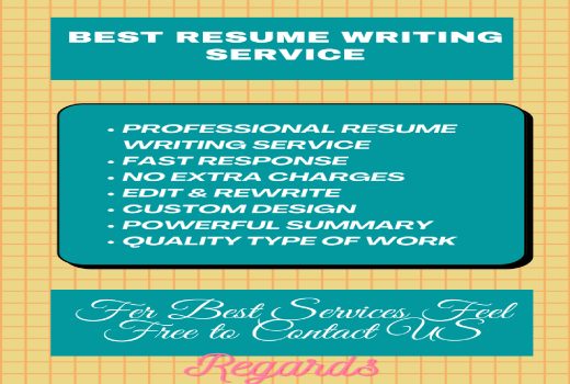 I will Provide Professional Resume Writing and Cover Letter Service