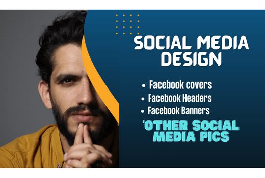 I will design a Facebook cover and other social media header banner