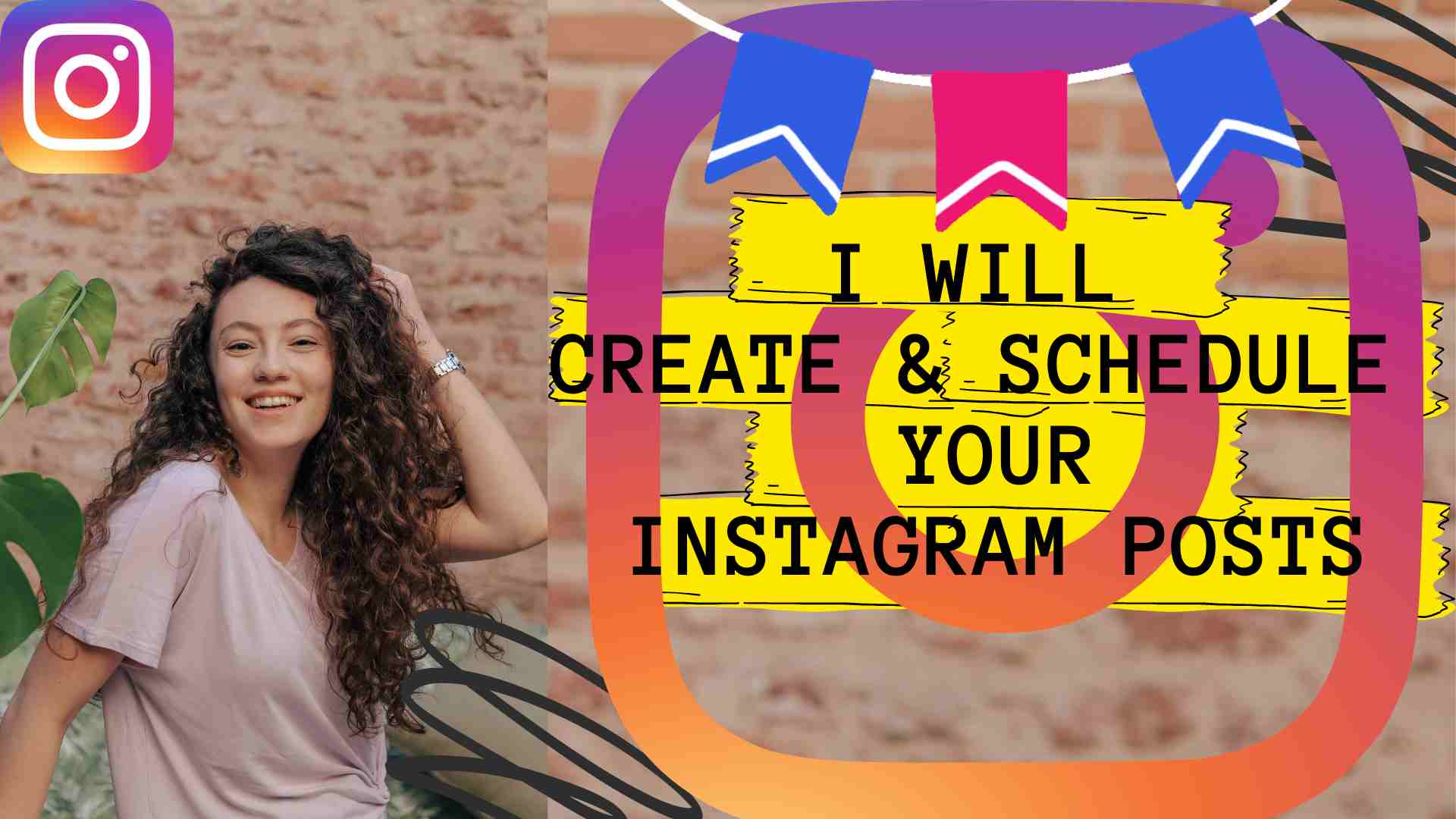 I will create and schedule your Instagram posts