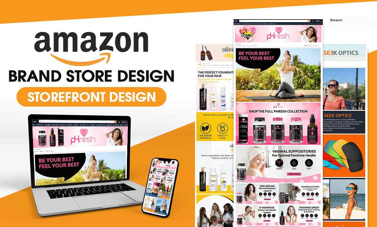 Design Professional Amazon Brand Store Or Store Front