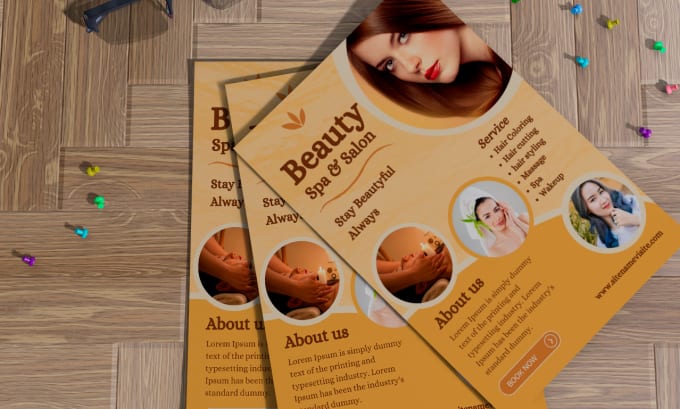 I will design a professional flyer or brochure for your business