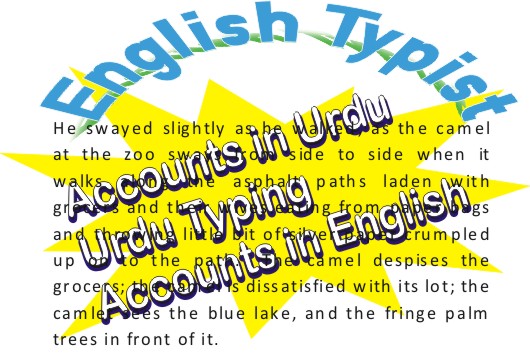 I will do your all English Typing Work in MS Word,