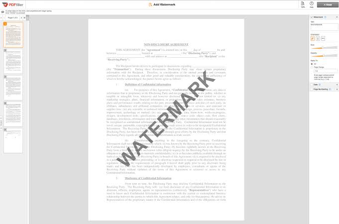 I will add watermark in you’re PDF files
