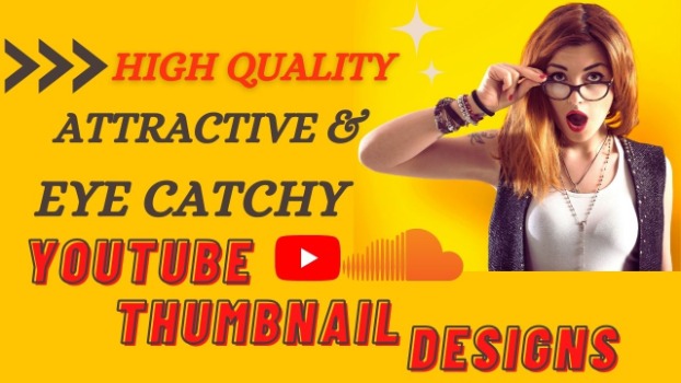 I will design high quality attractive eye-catchy YouTube thumbnail in 5 hours.