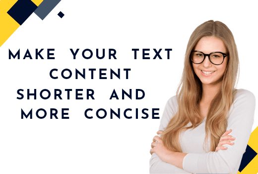 I will make your text content shorter and more concise up to 3000 words