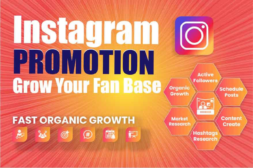 I will do Instagram promotion and grow your Instagram page organically