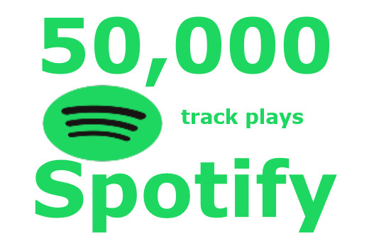 50,000 Spotify track Plays Lifetime Guaranteed