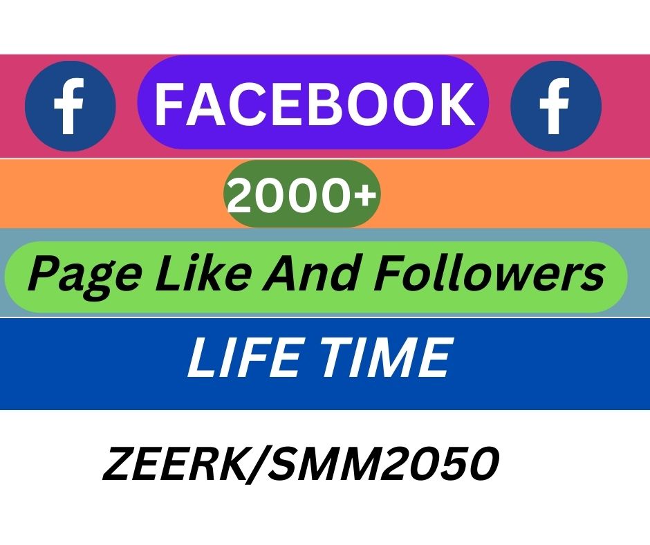 I will Give You 2000+ Like And Followers Non Drop Life Time