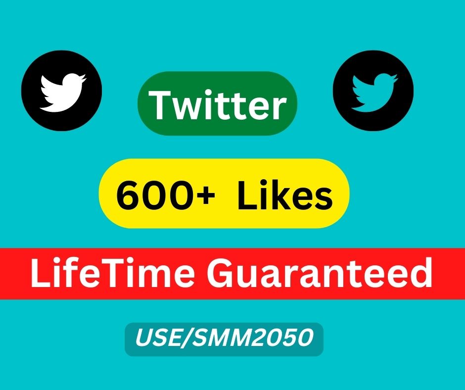 You will get 600 Twitter Likes for your Tweet post engagement
