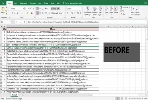 I will quickly clean split combine excel or CSV data