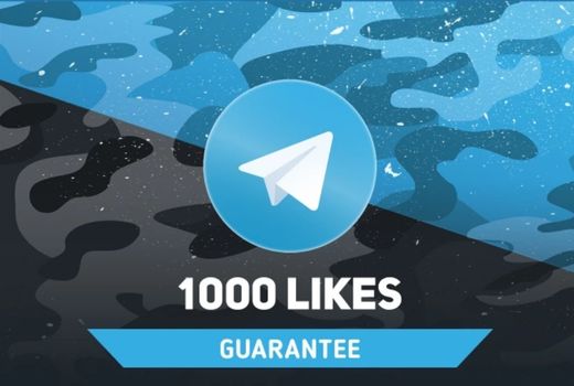 1000 likes in Telegram high quality. Guarantee