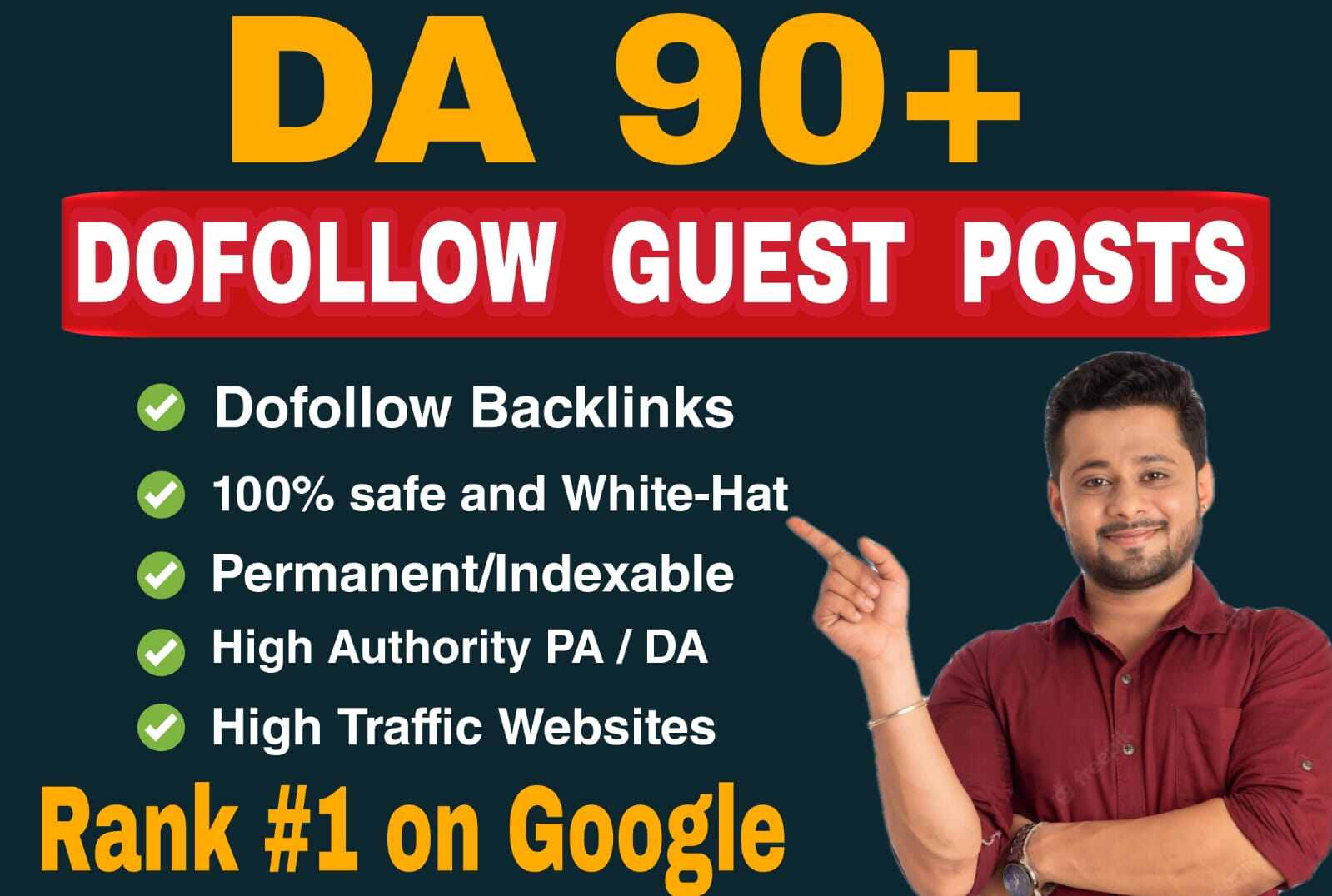 I will provide high da guest post, dofollow guest post, guest posting