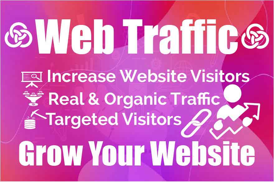 I will give real and organic USA web traffic to your website