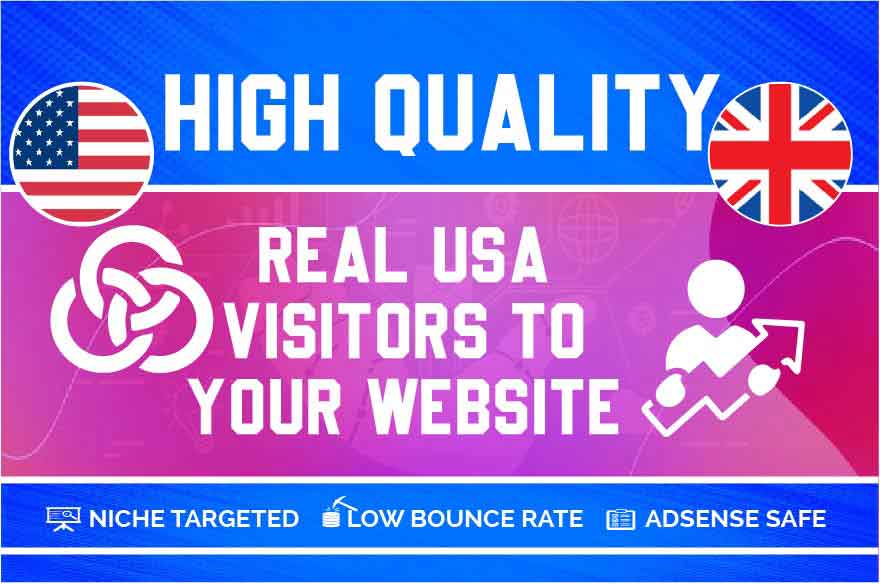 I will give real and organic USA or UK 20k web traffic to your website