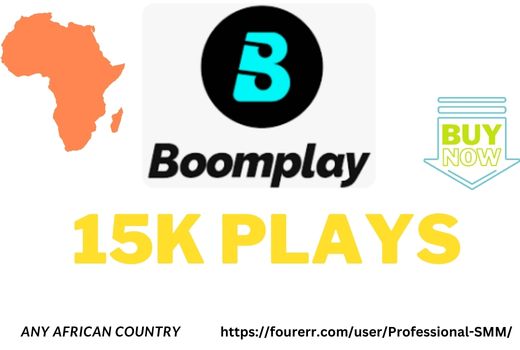 Boomplay 15.000 Play From African Countries
