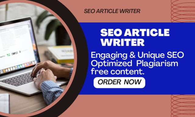 I will be your professional blogs and SEO article writer