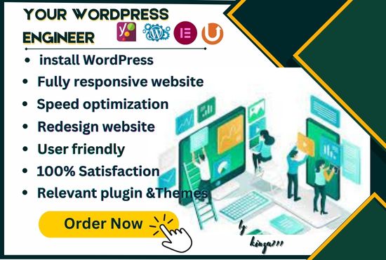 I will develop responsive ecommerce WordPress website for you