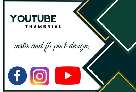 I will design an amazing youtube thumbnail
