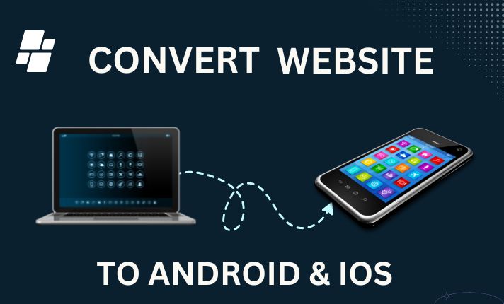 I will convert your website to ios and android app
