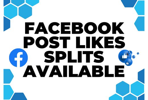 Promote your Facebook post to get 1000 likes | Splits available
