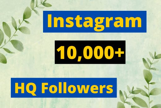 Super Offer 10,000+ Instagram Followers || Lifetime ||