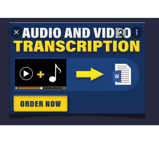 I Will Transcribe 10 Minutes of Audio And Video Transcription In 3 hours