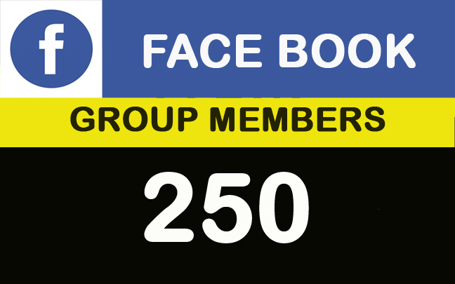 You will receive 250 Facebook group members Nondrop