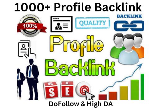 I will do 1000 plus Profile backlinks
