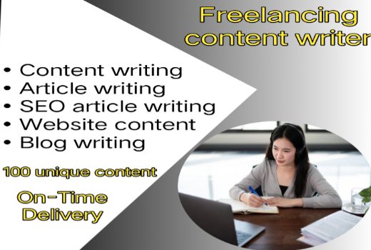 I will do SEO article writing, website content, content writing, blog writing, hand writing & Story writing.
