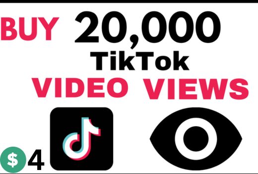 Give you FAST 20,000 TikTok Videos Views