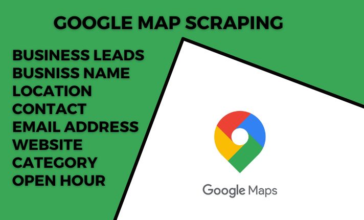 I will scrape google maps for business emails and lead generation