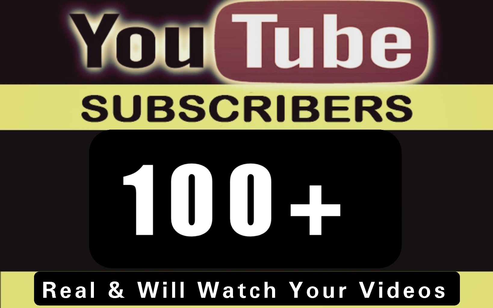 Get 100+ Real YouTube Subscribers, They Will Watch Your Videos After Subscribing
