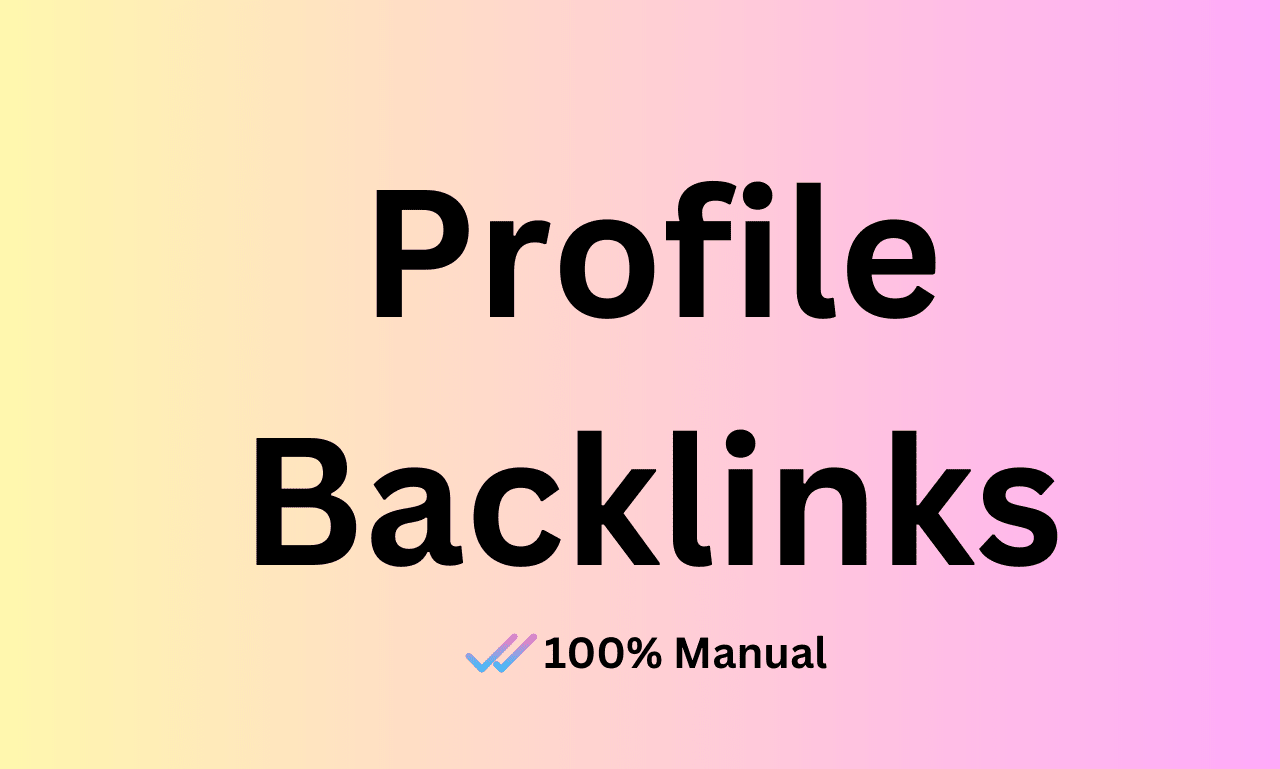 I will do 150 SEO profile backlinks with high da manual link building.
