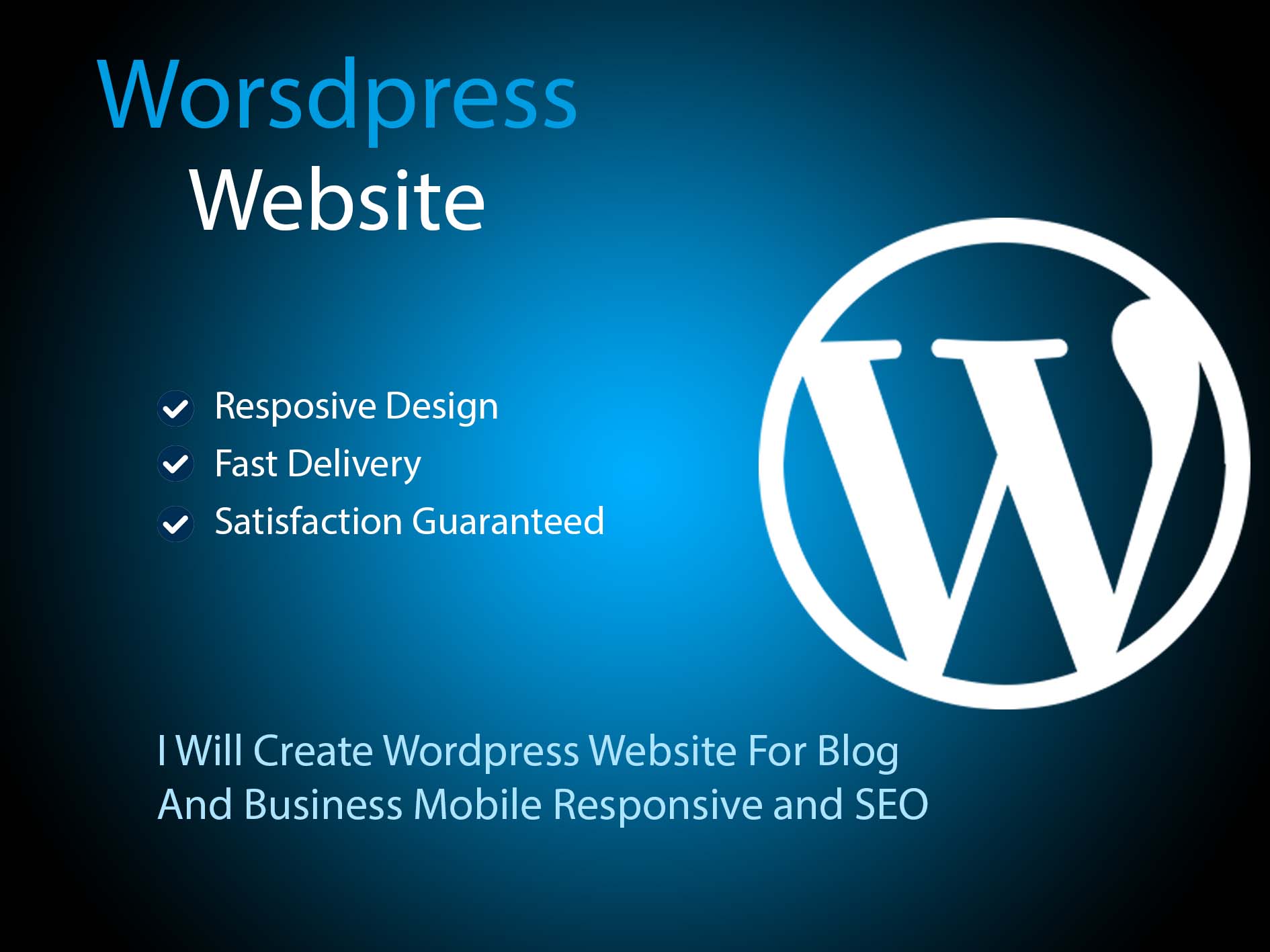 i will create  Professional WordPress Website with Elementor