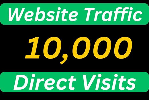 Real 10,000 Website Traffic -Direct Visits