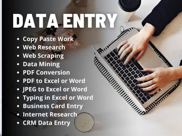 Data Entry Operator, Data Input Clerk, Data Encoder, Data Processing Associate, Data Management Assistant,