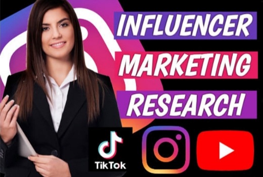 I will create best instagram youtube and tiktok influencer marketing lists