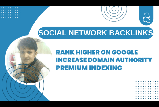 2000 Social Networks Backlinks With Premium Indexing