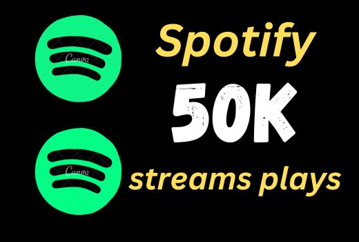 Spotify promotion 50K Spotify USA Track Plays from premium account royalties eligible lifetime guaranteed