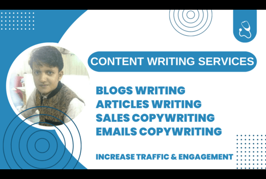 I will write 1500 words blog and article, sales and email copywriting