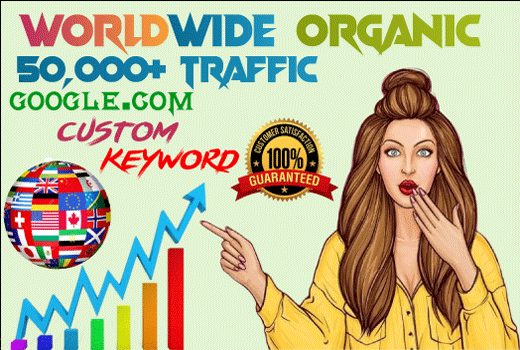 Get 50000 organic worldwide Web Traffic – Lifetime Guarantee