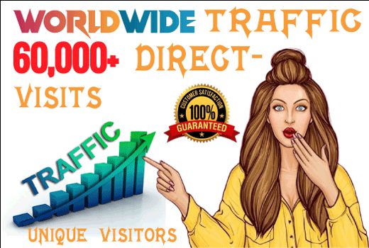 Get 60000 organic worldwide Web Traffic – Lifetime Guarantee